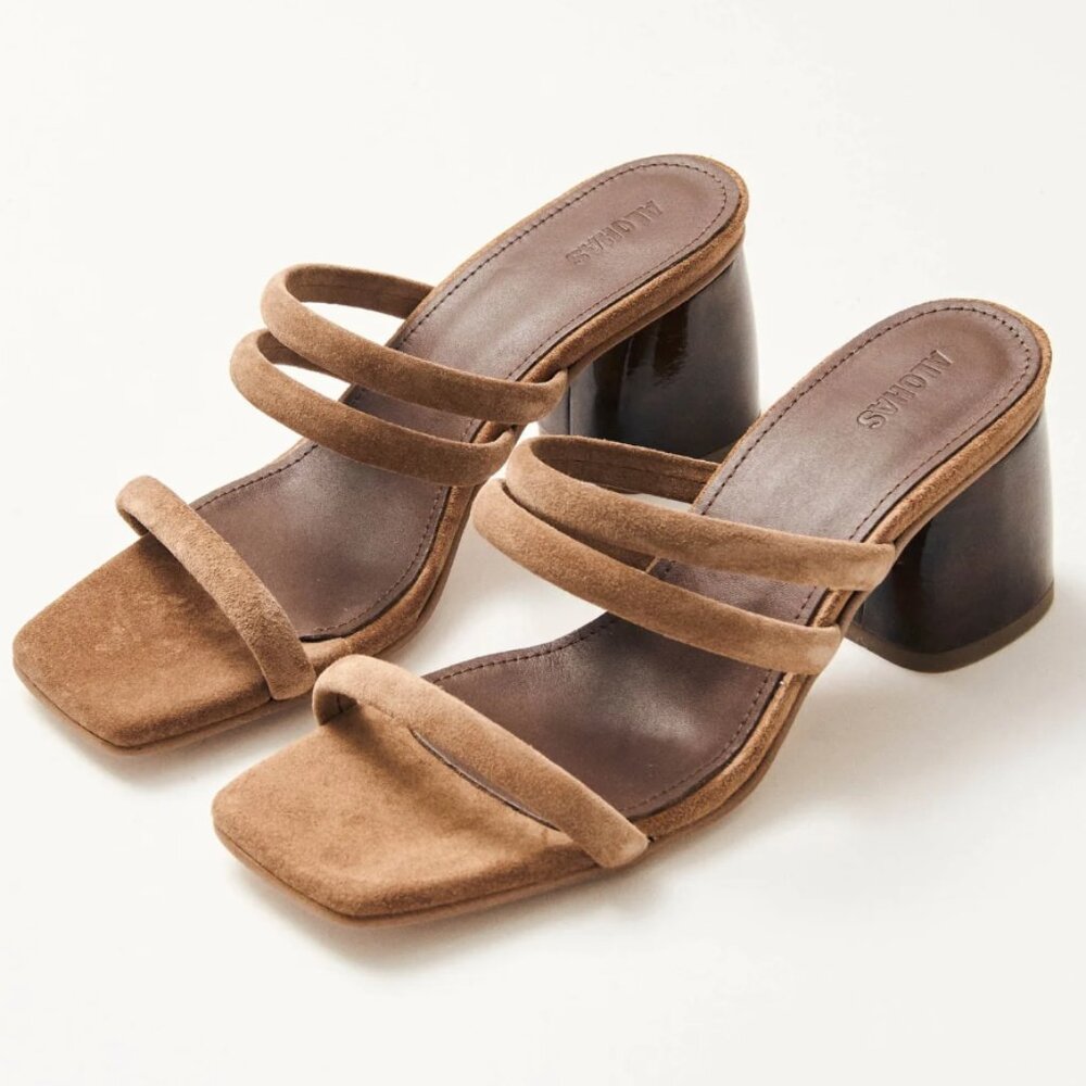 ALOHAS Indiana Brown Leather Sandals US 39